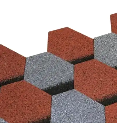 Sim Shingle Plus Altıgen Kırmızı