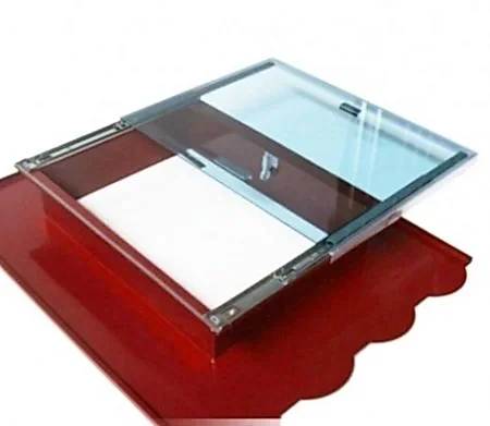 Çatı Çıkış Kapağı -Kiremit Uyumlu Cam Sürgülü