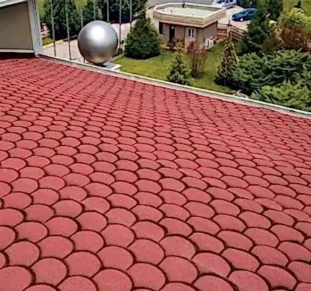 Bakır Shingle, Desenli Membran - Quick Shingle