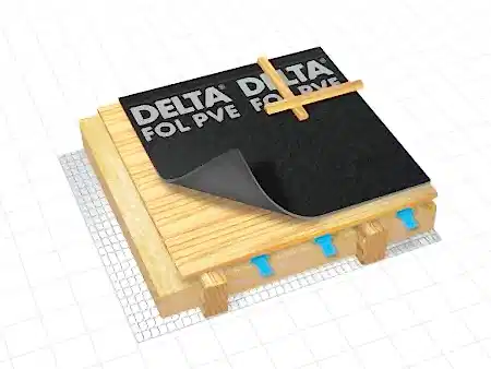 Eğimli Çatı Su Yalıtım Örtüsü - Delta Fol PVE